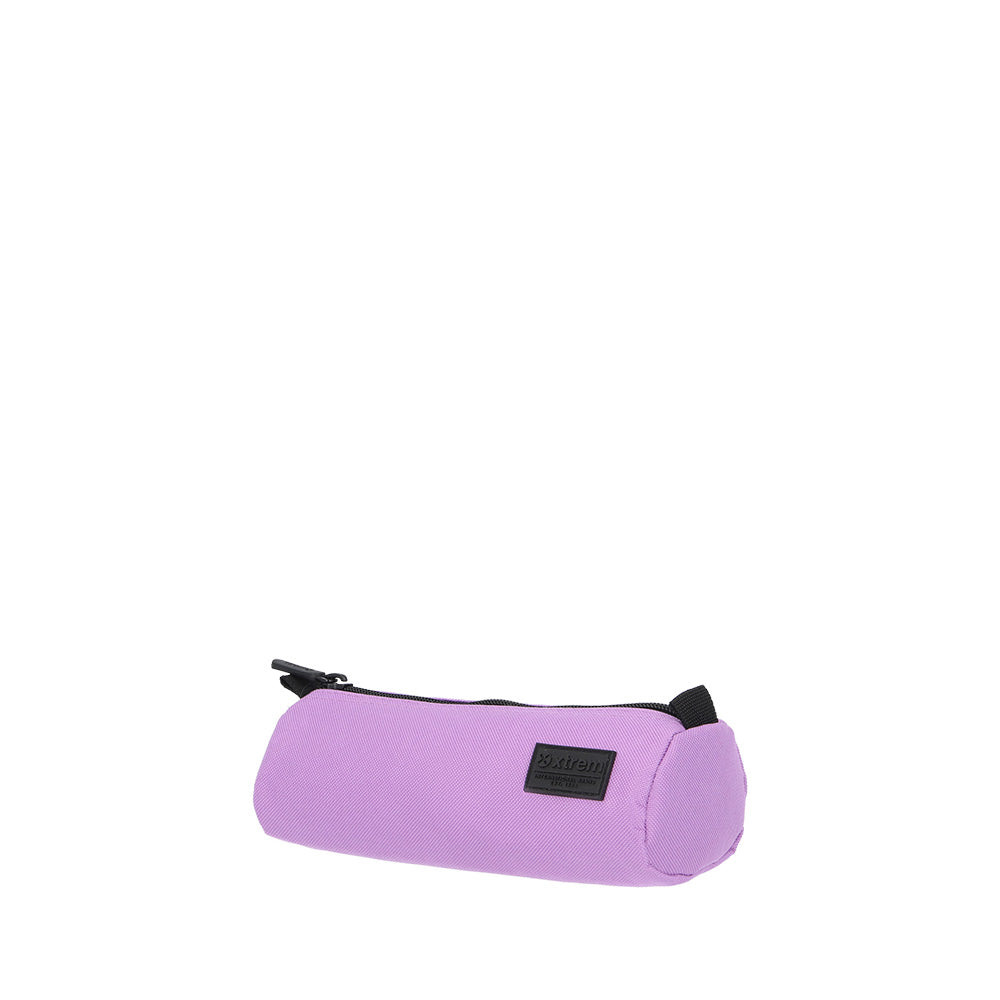 Pack Triple mochila urbana mujer + lonchera + estuche rosado/violeta